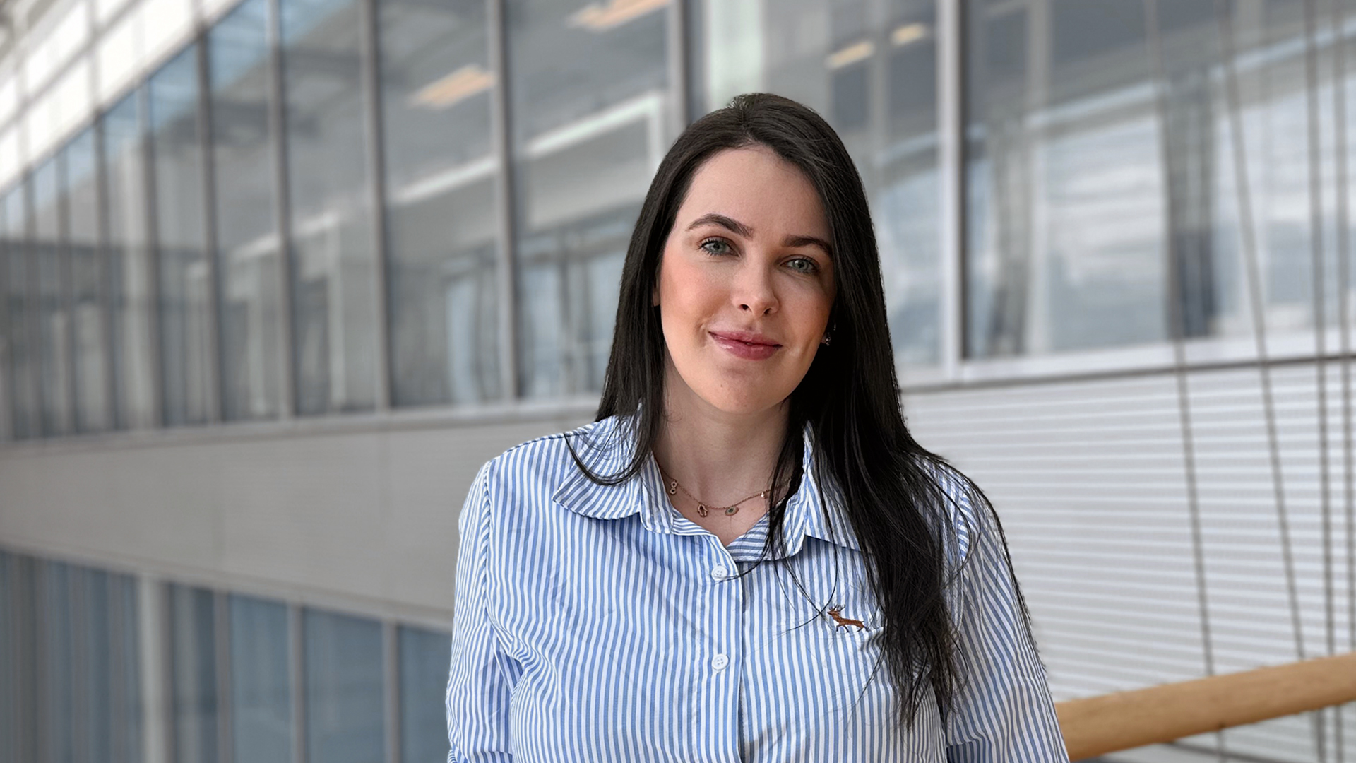 a person with long hair