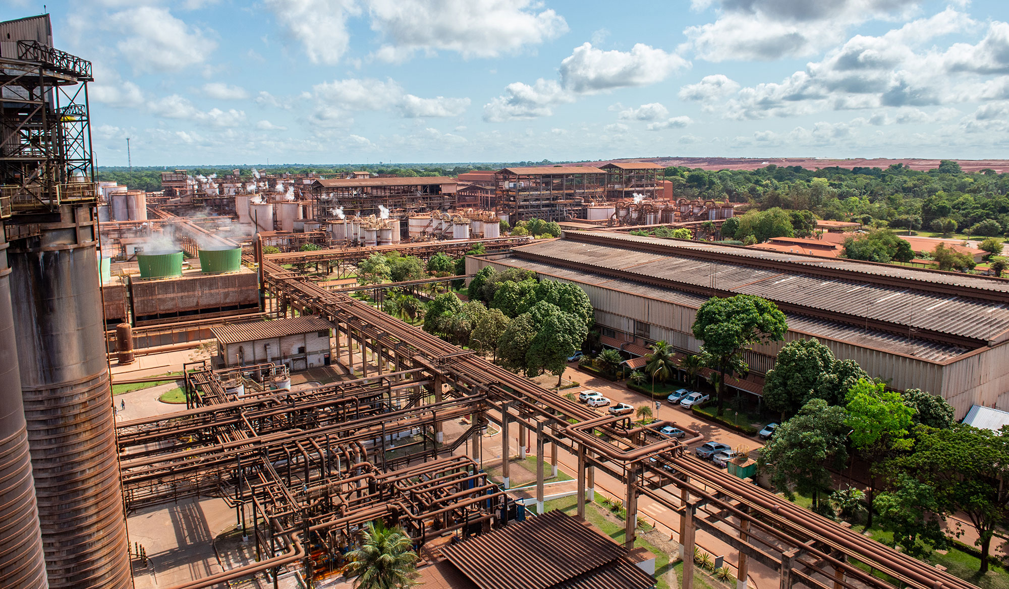 Alunorte alumina refinery in Brazil.