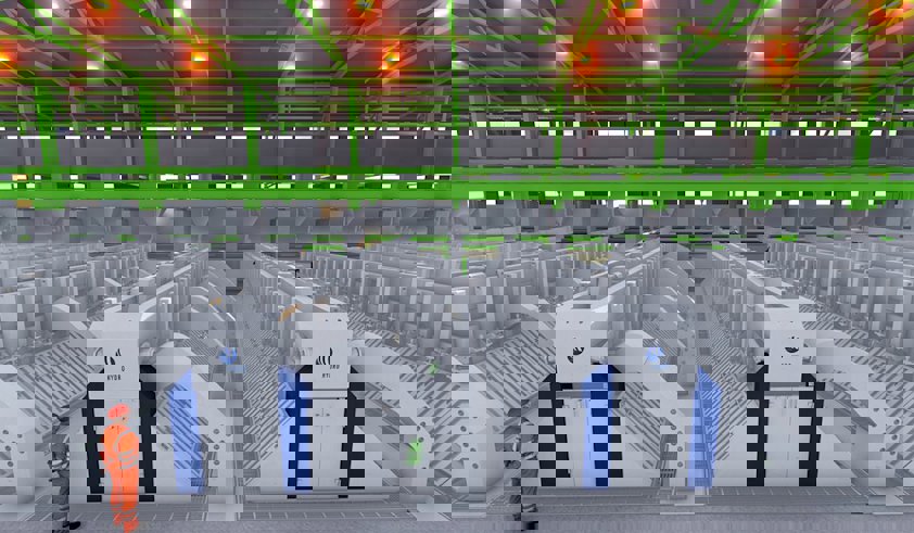 computer illustration of the new production floor